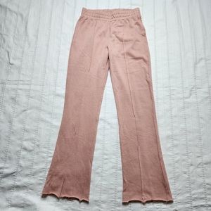 White fable sweatpants